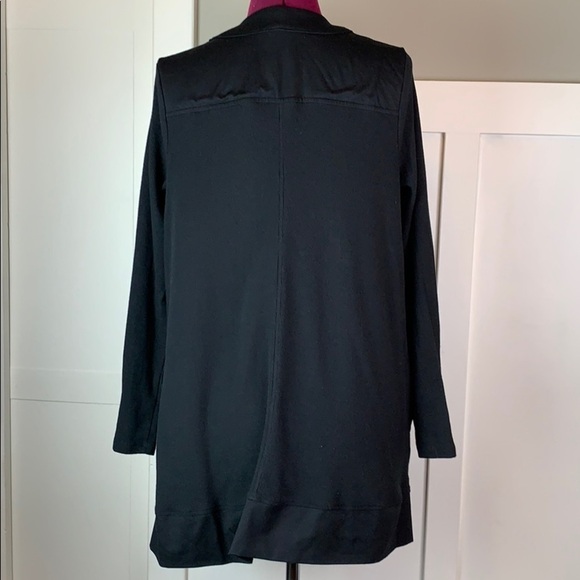J. Jill light cardigan EUC black with pockets M - Picture 2 of 8